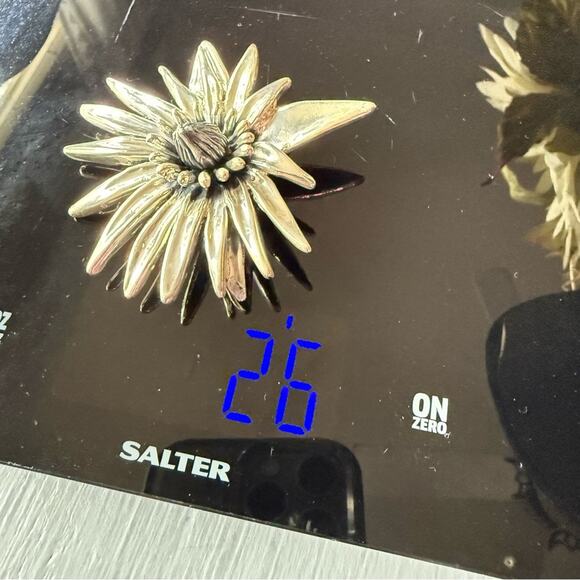 SSD Simon Sebbag 925 Sterling Silver Flower Pin Brooch - Picture 2 of 9